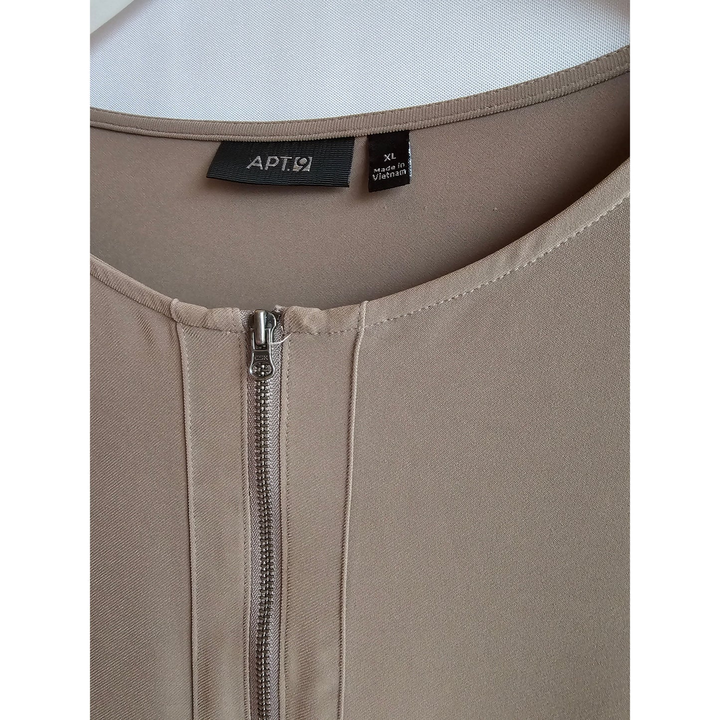 Apt. 9 Taupe Shirt Dress - Size Curvy Girl (Sz XL)