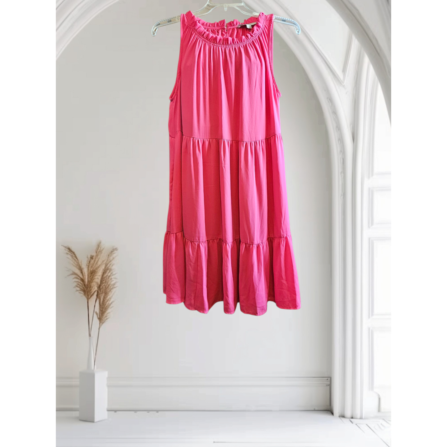 Loft Fuschia Pink Dress - Size Small