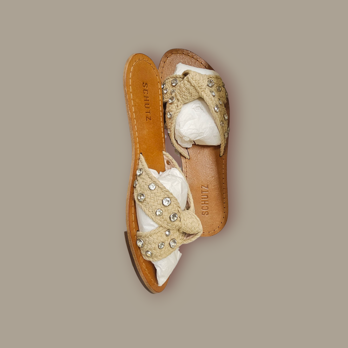 Schutz Rhinestone Sandal - Sz 7