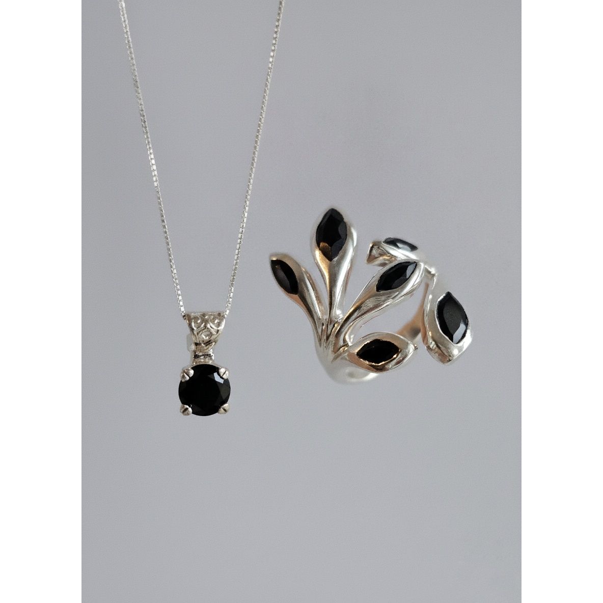 2 Piece Set - Midnight Allure Jewelry Duo