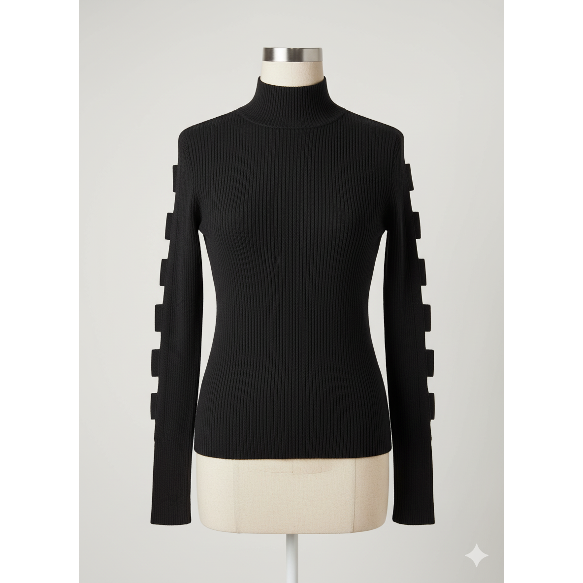 Crave Fame ribbed mockneck top - Size Small