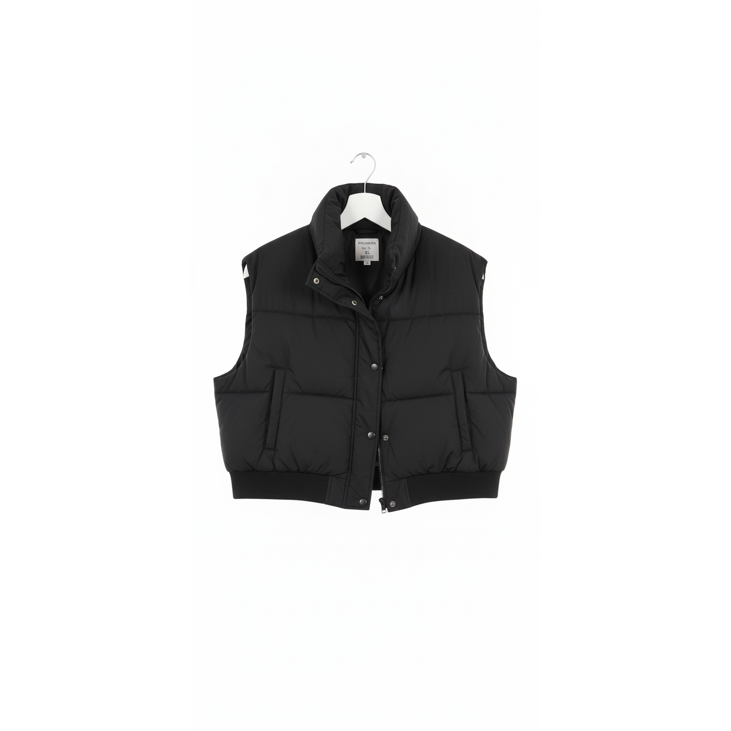 Old Navy Black Crop Vest - Size Curvy Girl Large