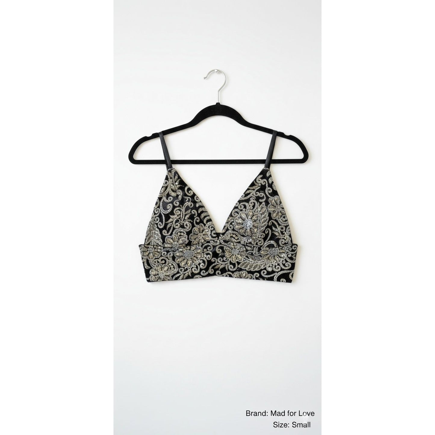 Mad for Love Sequins Braletter - Size Small