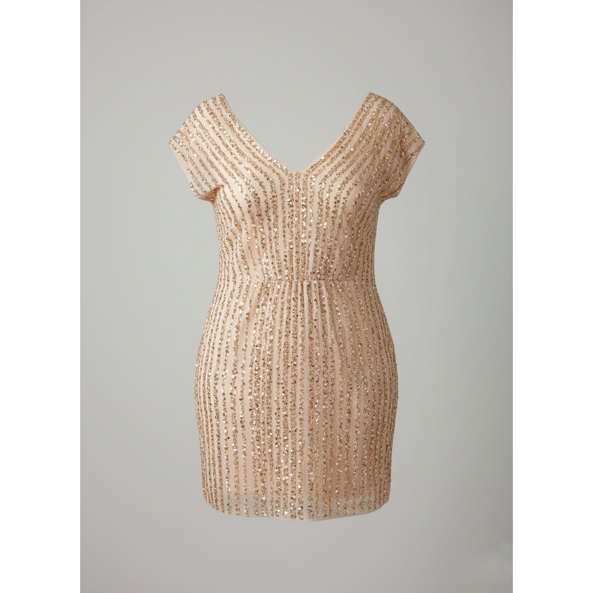 JS Collection Sequins Mini Dress - Size Large (Sz 12)