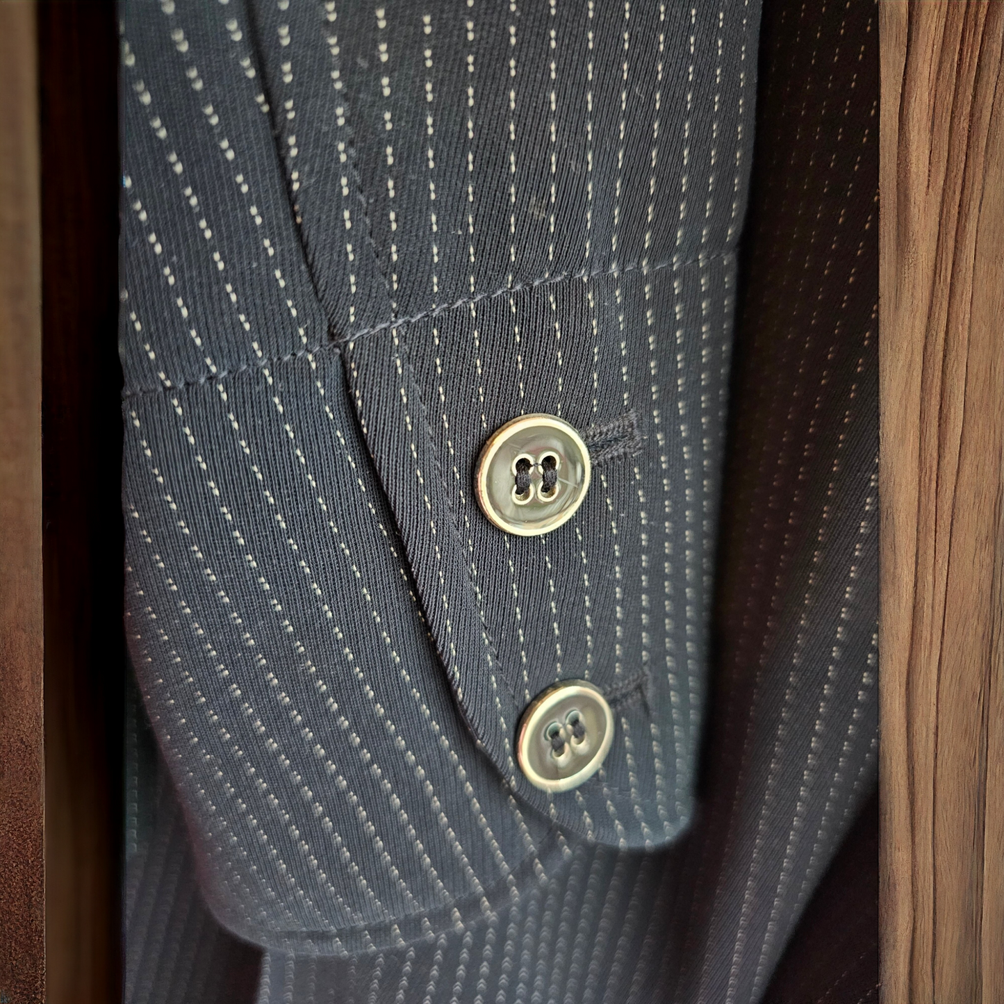 Signature by Larry Levine Navy Pinstripe Pansuit - Size Medium (Sz 10P & fits like a 6/8)