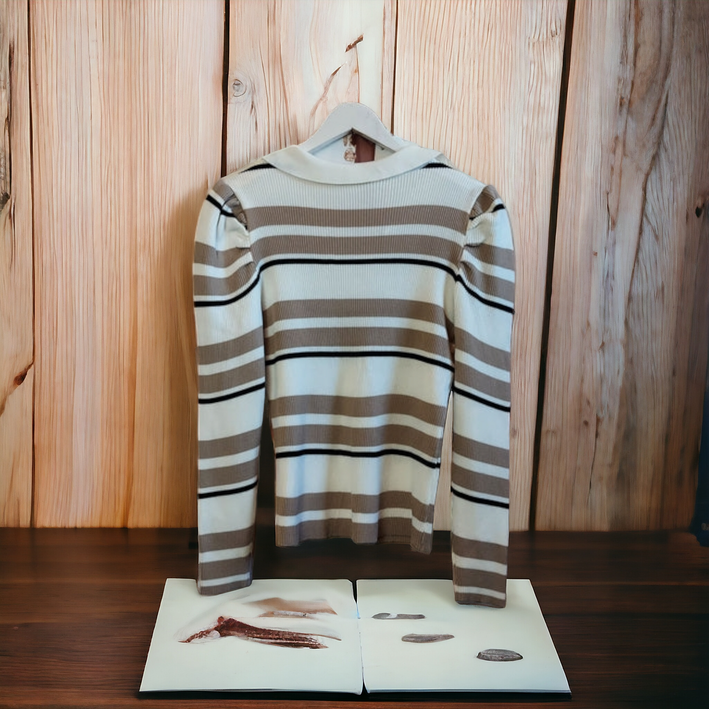 No Boundaries V Neck Ribbed Sweater - Size Curvy Girl Large (XL)