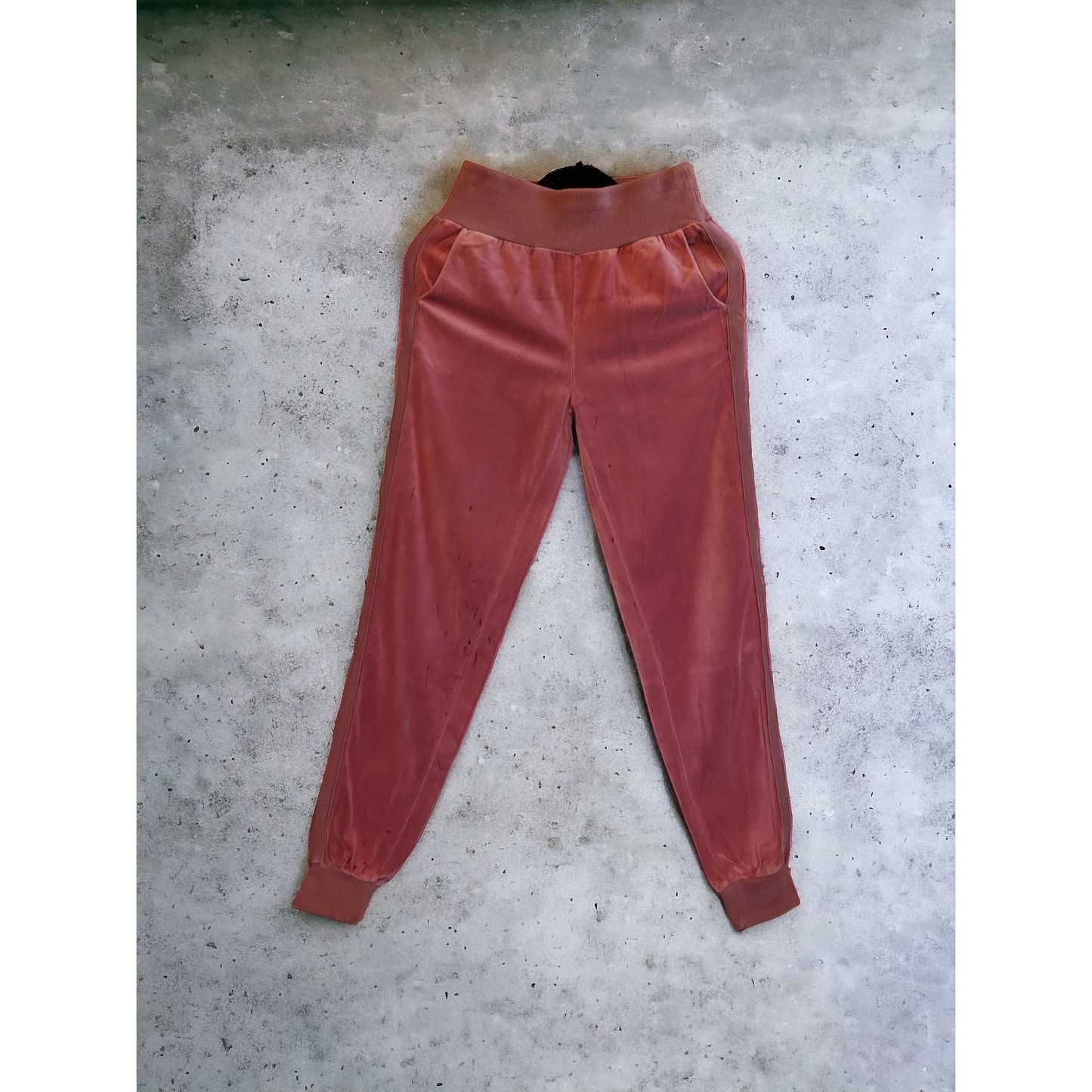 Central Park Mauve Velour Sweatsuit - Size Small / Size Medium - NWT