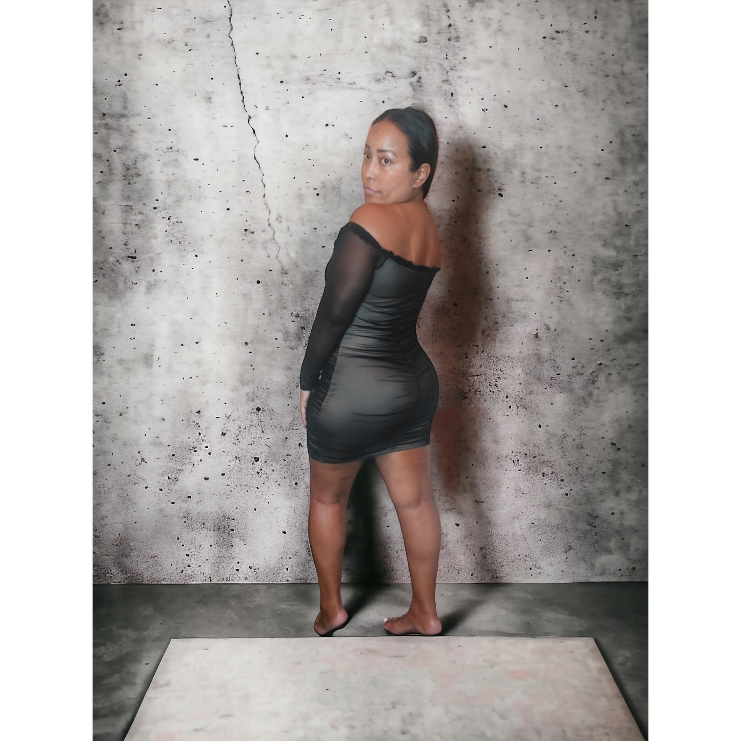 Fashionnova Ruched LBD - Size Medium (Sz L)