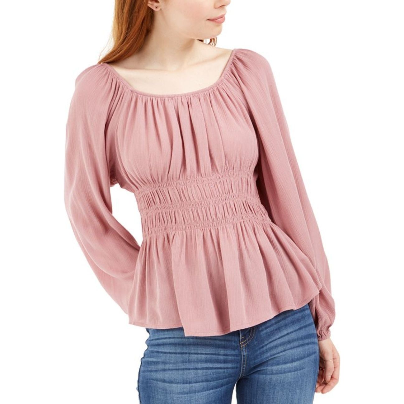 Hippie Rose Mauve Blouse - Size Small / Size Medium - NWT