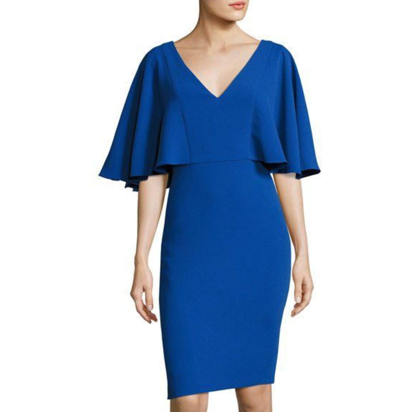 Royal blue Badgley Mischka for Neiman Marcus dress - Size Curvy Girl ( Thrift the Runway Royal blue Badgley Mischka for Neiman Marcus dress - Size Curvy Girl ( Thrift the Runway