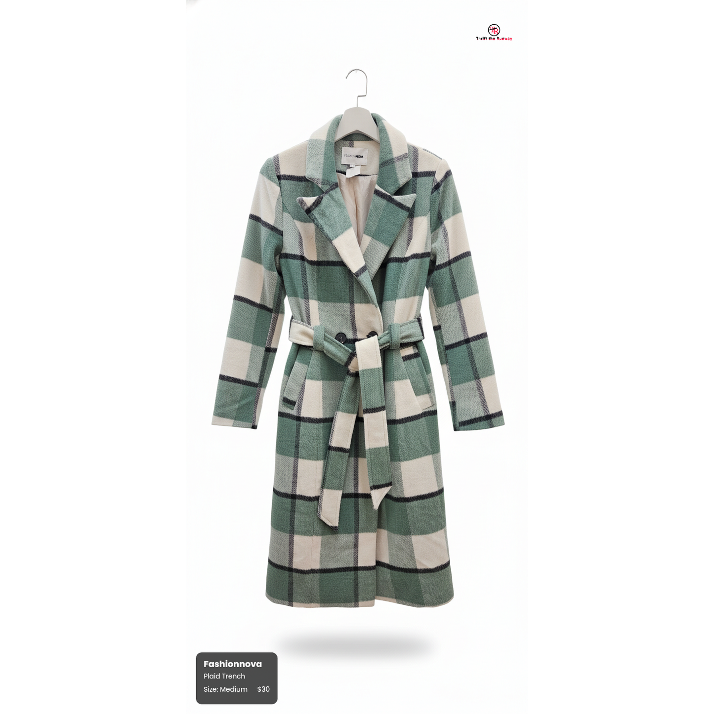 Fashionnova Trench Coat – Size Medium