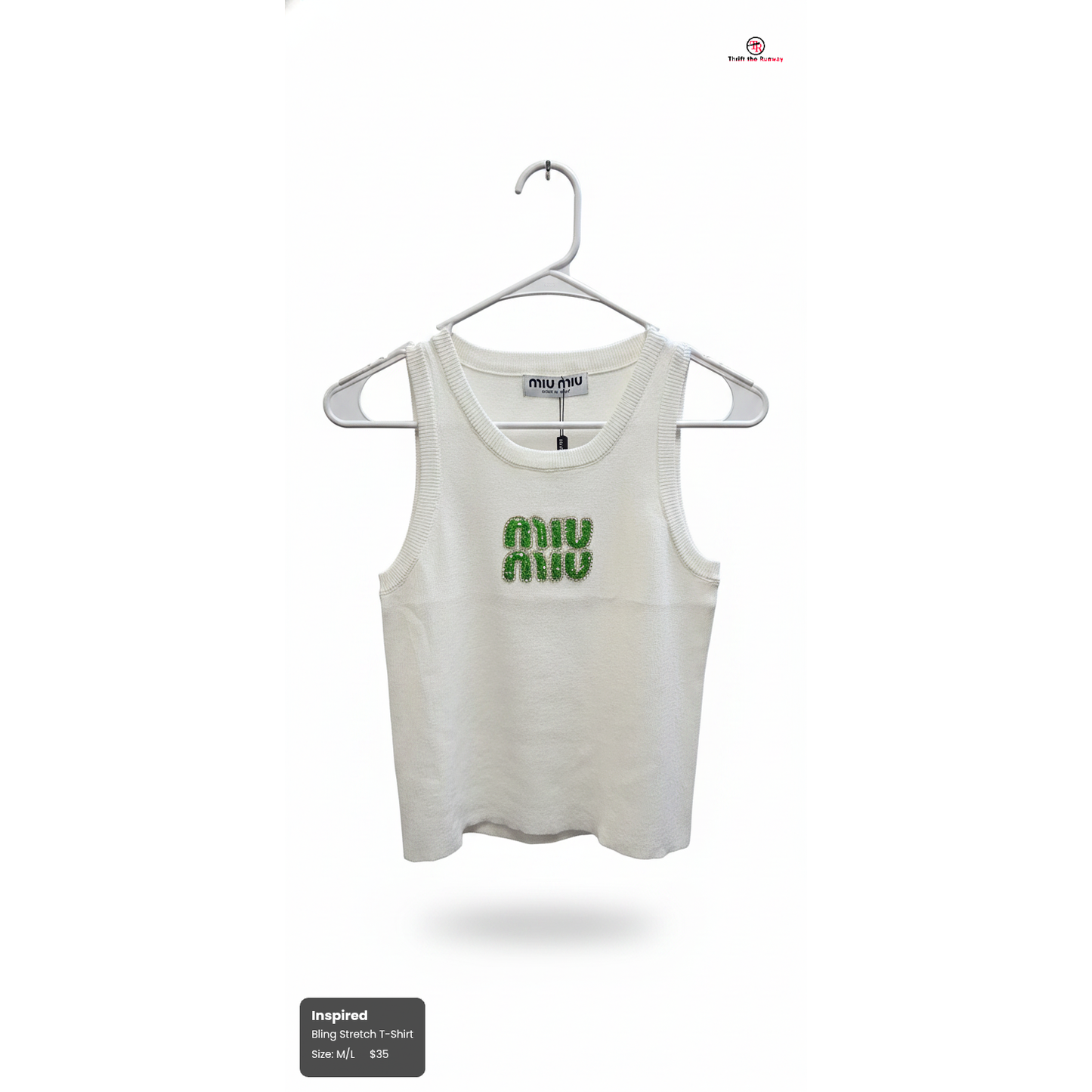 Inspired Bling Stretch T-Shirt - Size Medium