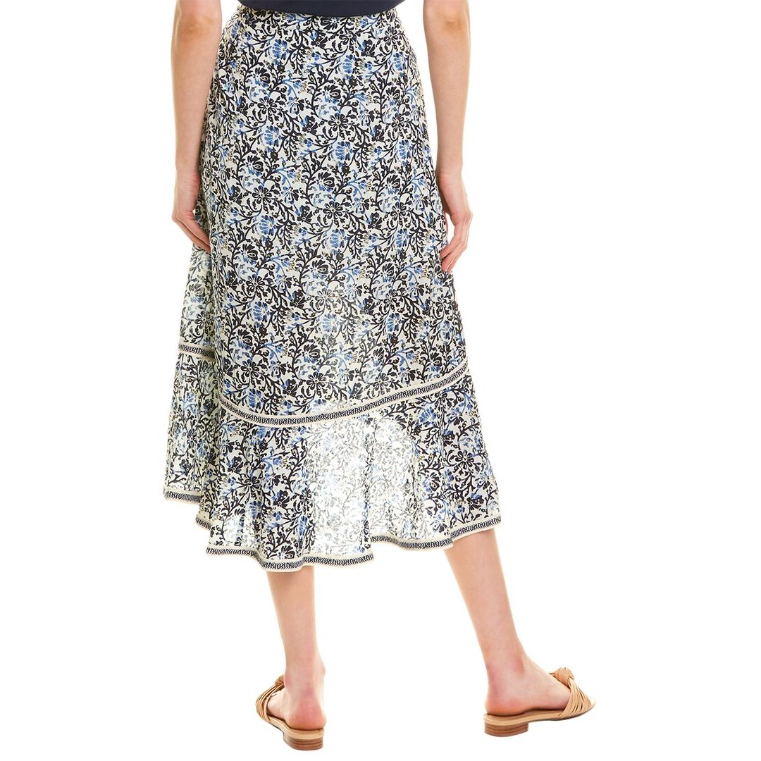 Area Stars Blue Vine High Low Skirt Skirt - NWT