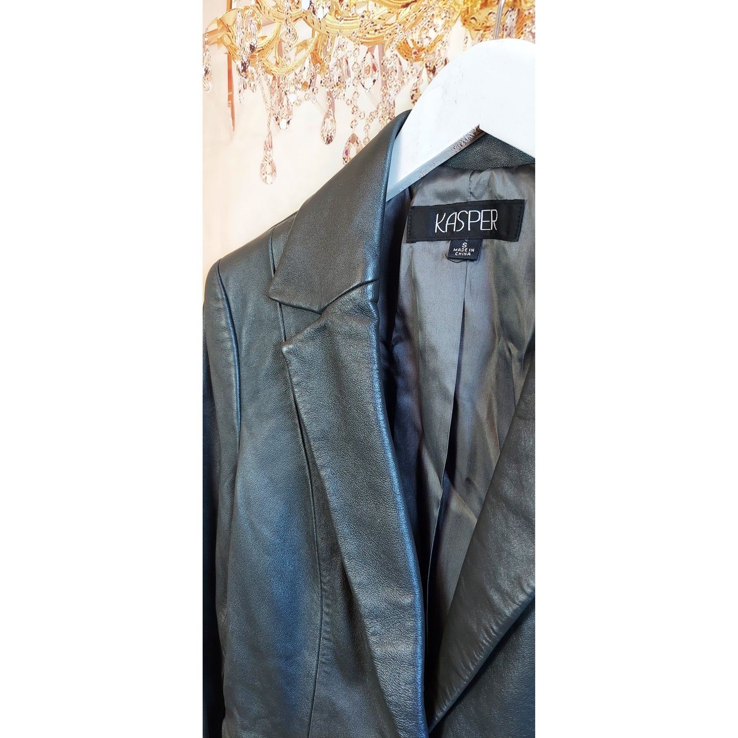 Kasper Leather Jacket - Size Small
