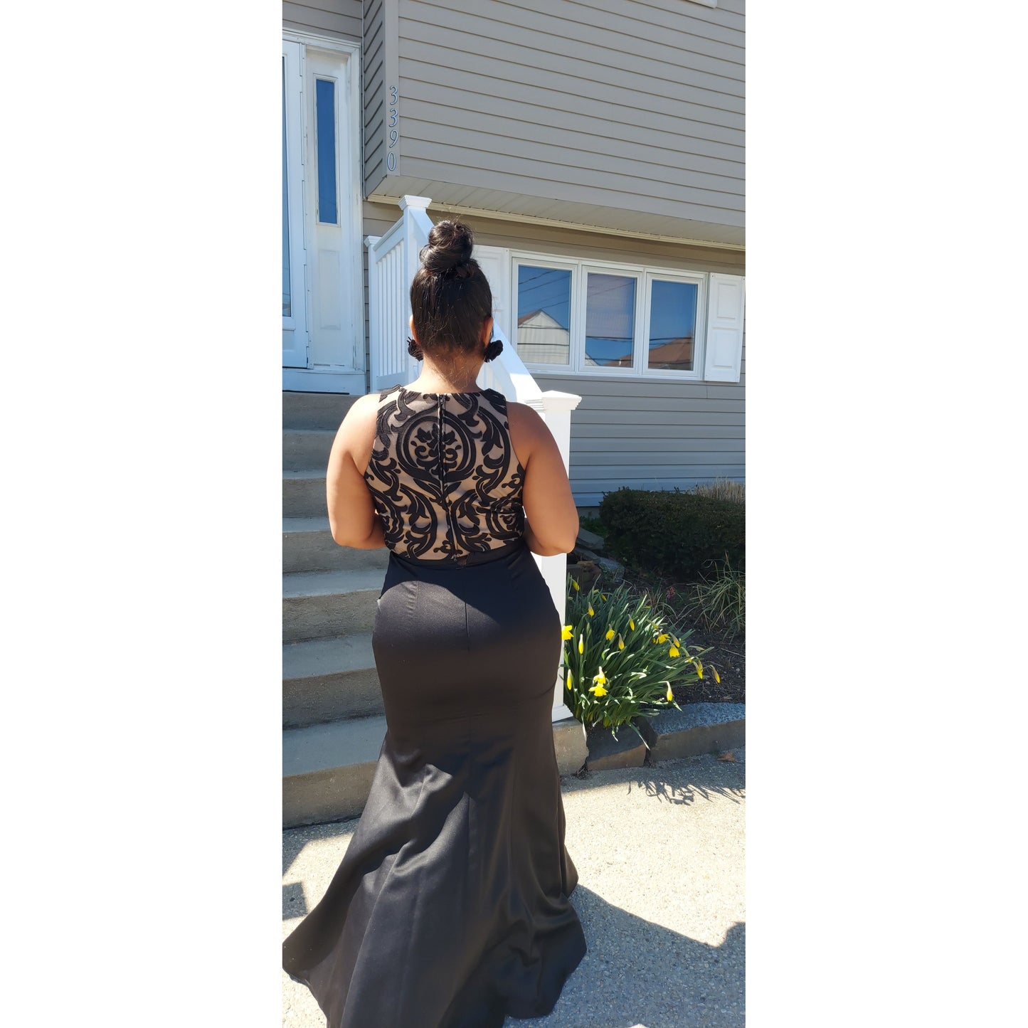 Two Piece Set Black - Size Large (Sz 10)