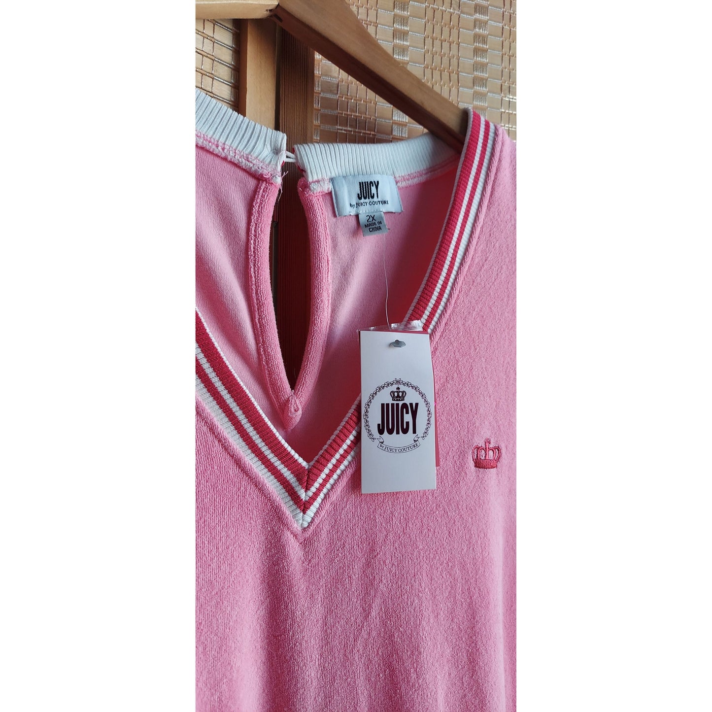 Juicy Couture Pink Jumpsuit - Size Curvy Girl (Sz 2X)