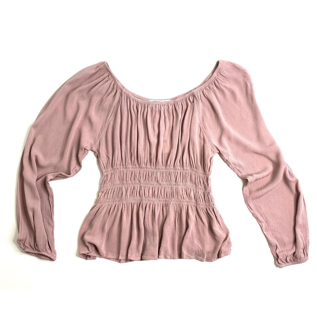 Hippie Rose Mauve Blouse - Size Small / Size Medium - NWT