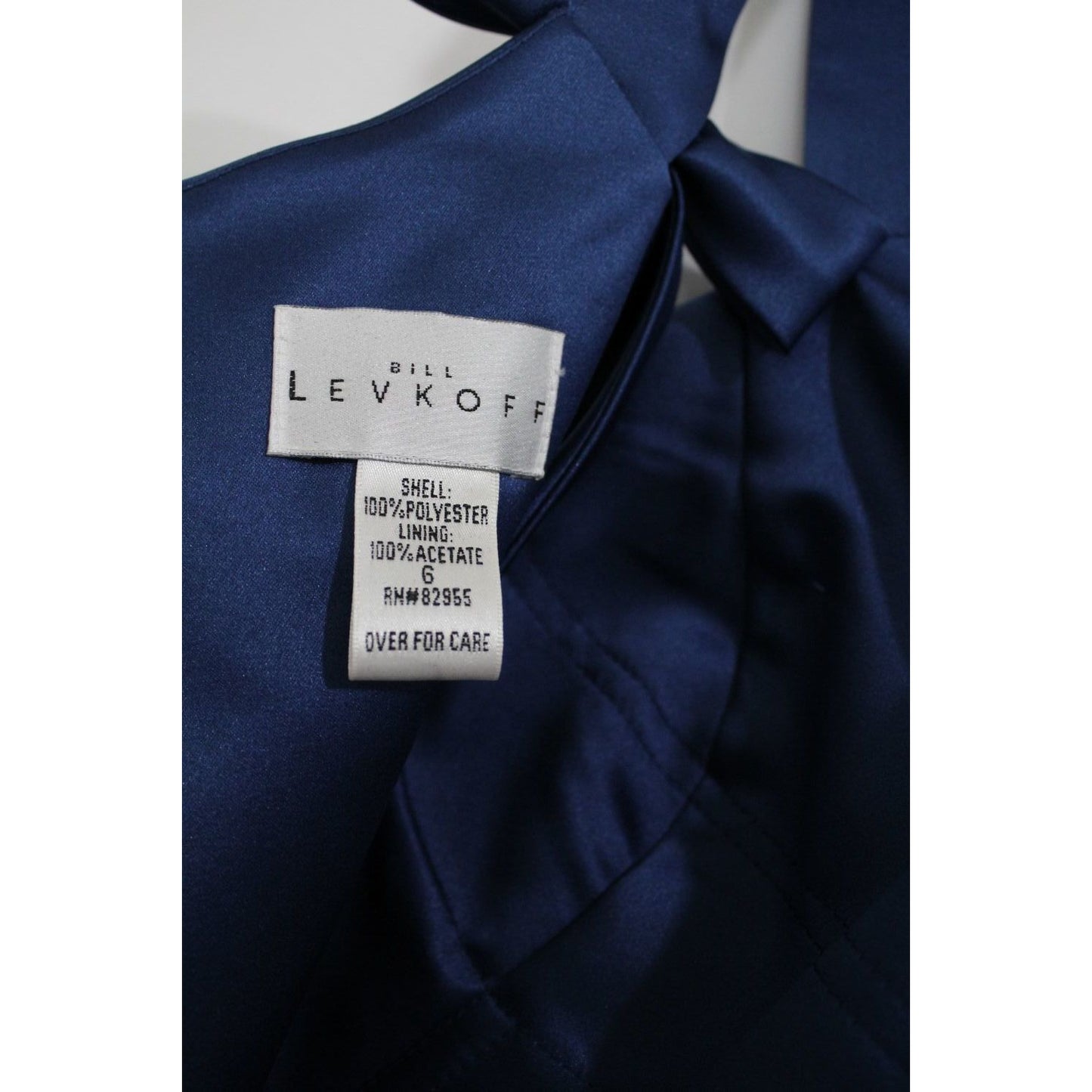 Bill Levkoff Blue Grecian Gown - Size Medium (Sz 6)