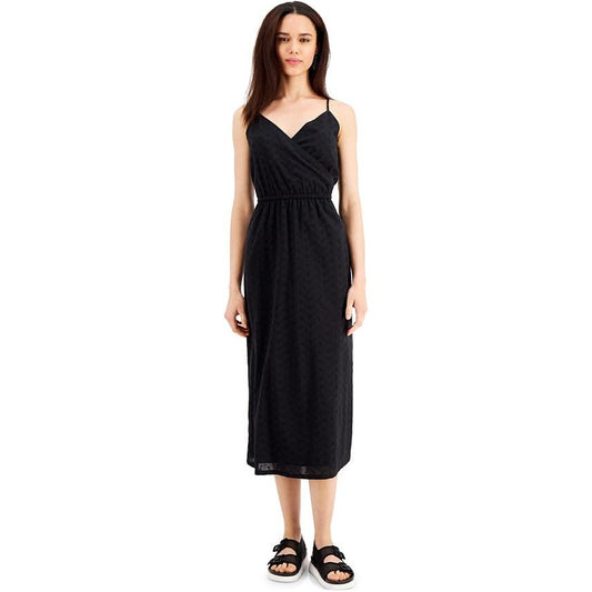 Style & Co Black Eyelet Maxi Dress - Size Curvy Girl (Sz XL)