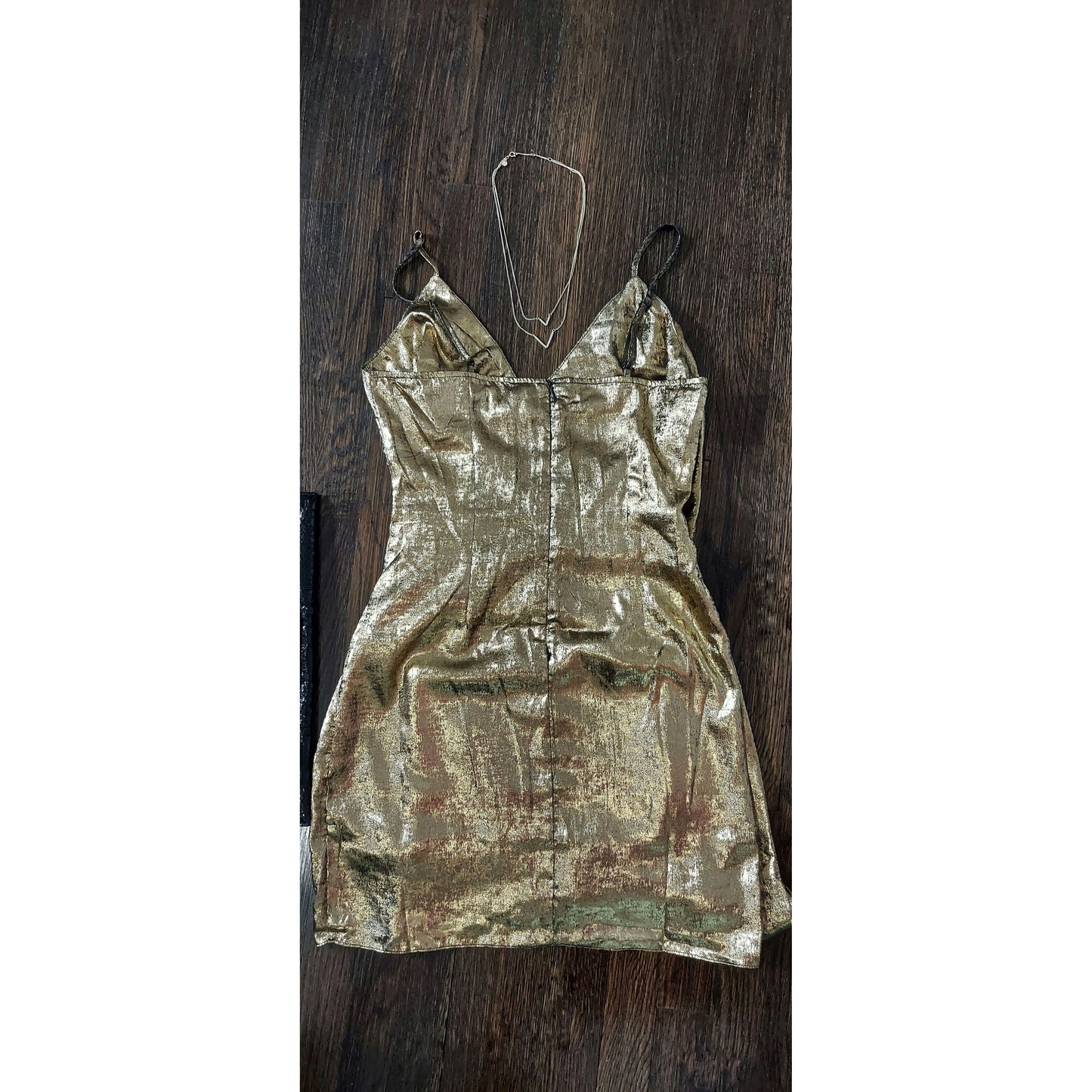 J.O.A. Gold Party Dress - Size Medium