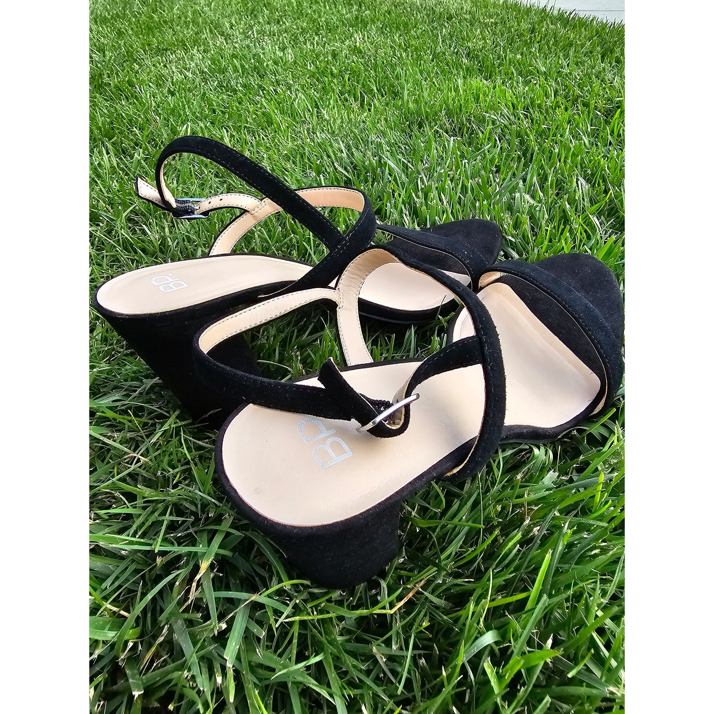 BP Lula Block Heel Pump Sandals - Shoe Size 11