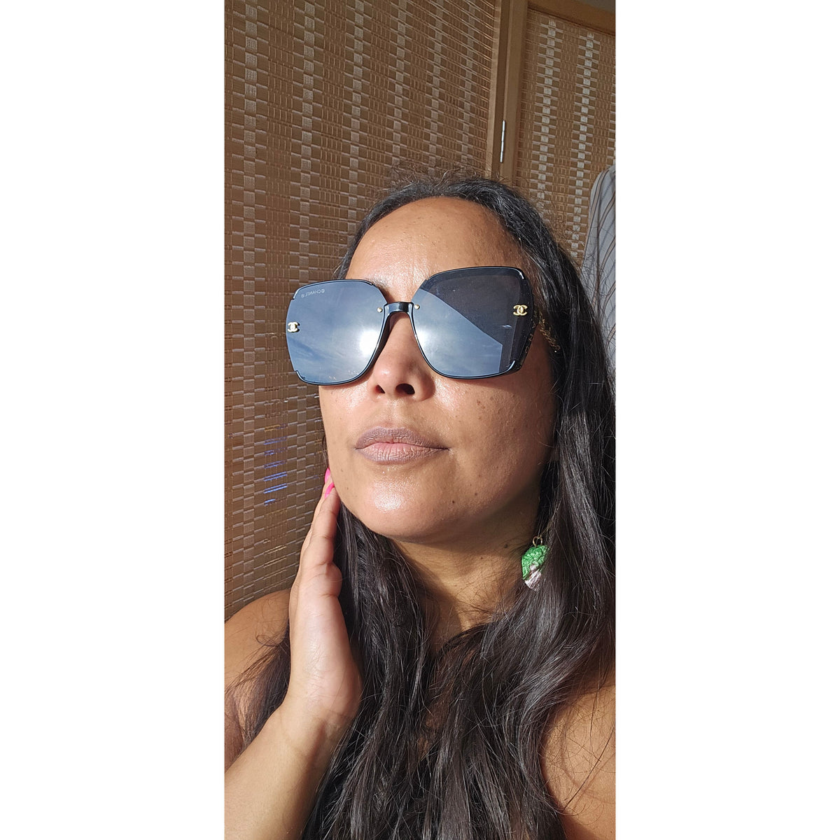 CC Black / Gold Sunglasses - Size Medium