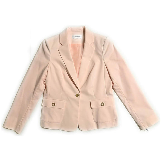 Calvin Klein Pale Pink Blazer - Size Curvy Girl - (Sz 16)