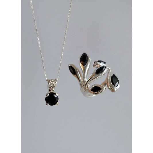 2 Piece Set - Midnight Allure Jewelry Duo