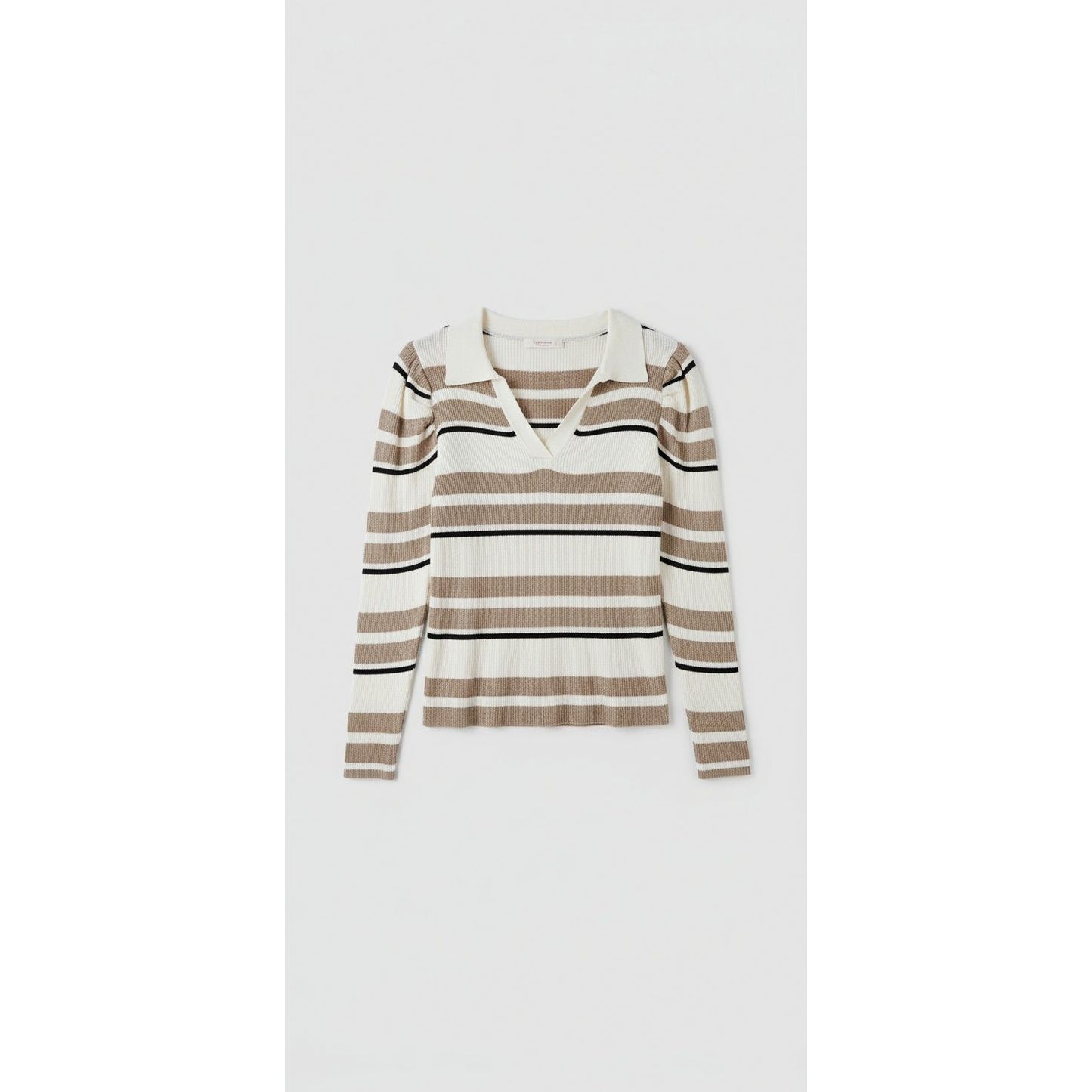 No Boundaries V Neck Ribbed Sweater - Size Curvy Girl Large (XL)