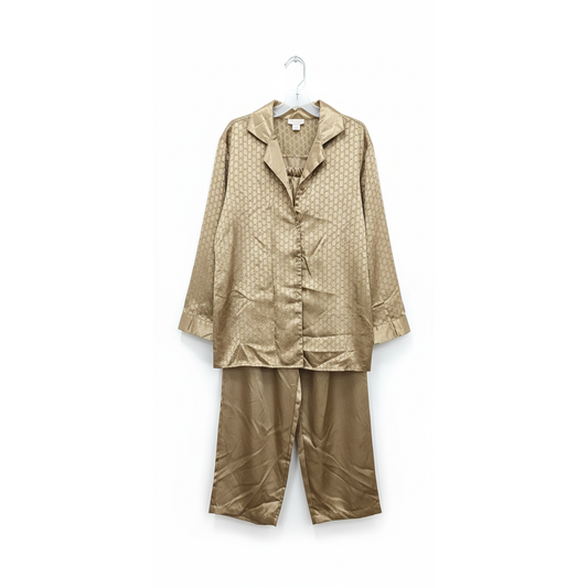 Inner Most Gold Satin Pajama Set – Size Large | $20
