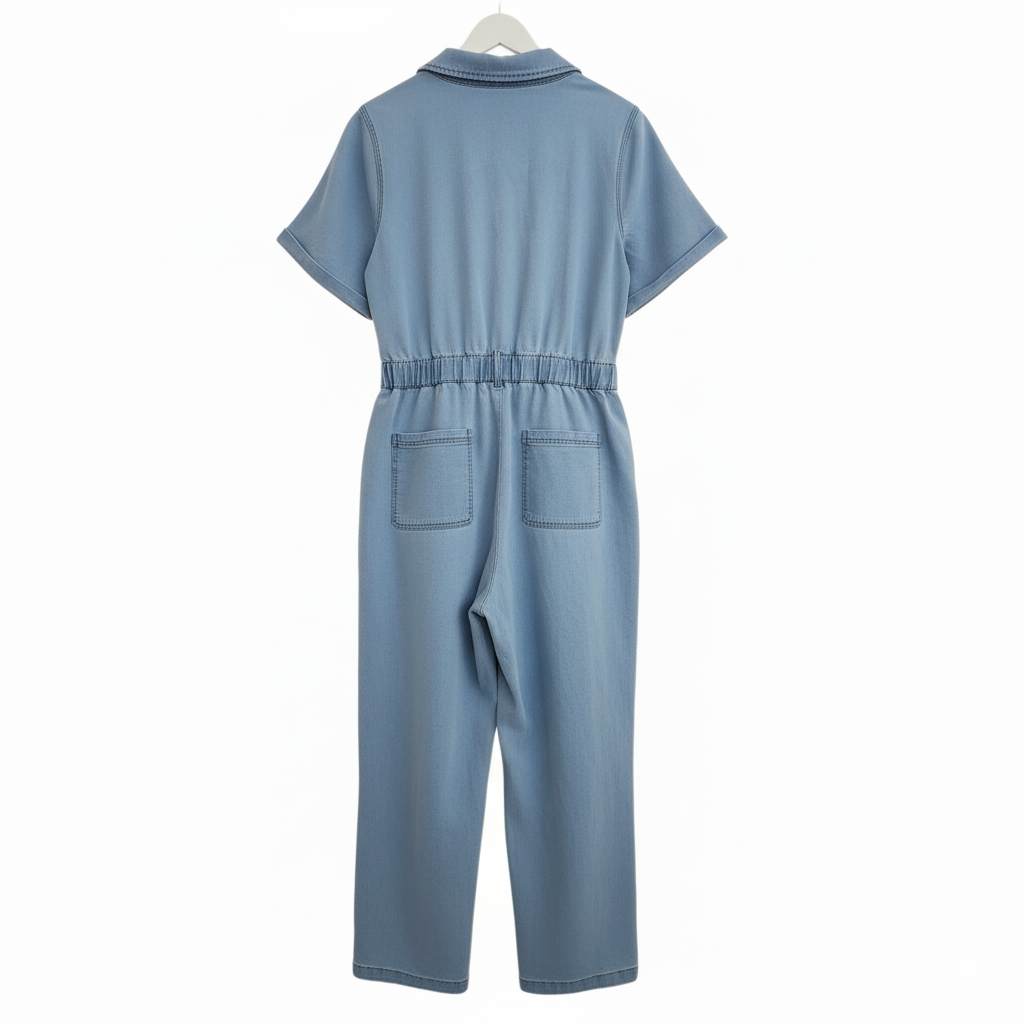 Skies are Blue Denim Jumpsuit - Size Curvy Girl (1X)