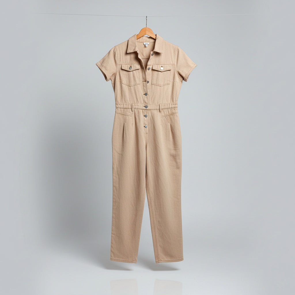 Le Lis Pink Jumpsuit - Size Large