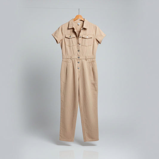 Le Lis Pink Jumpsuit - Size Large