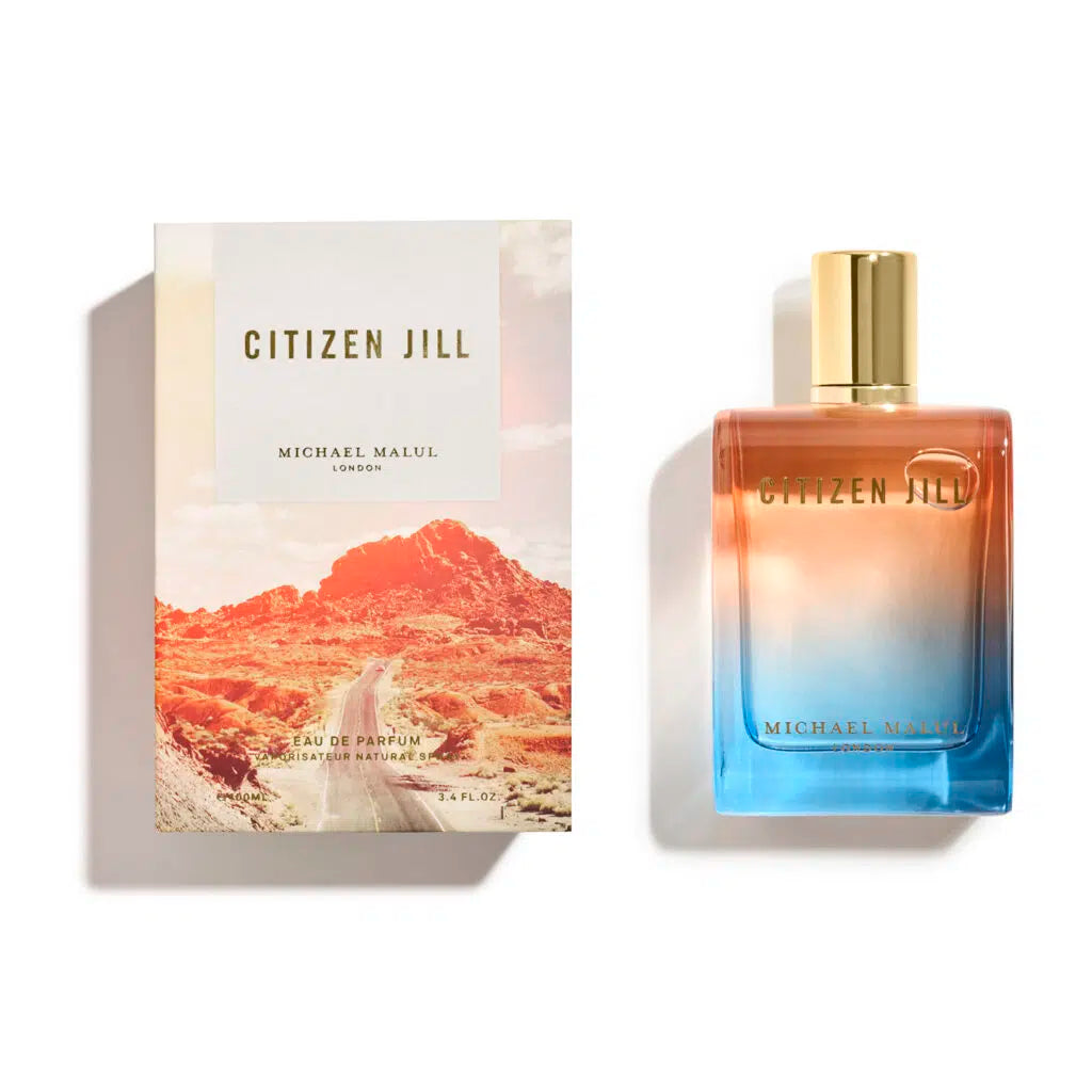 Michael Malul Citizen Jill Eau De Parfum Spray - Alluring Feminine Scent with Notes of Blackcurrant, Jasmine & Musk 3.4 oz - NWT