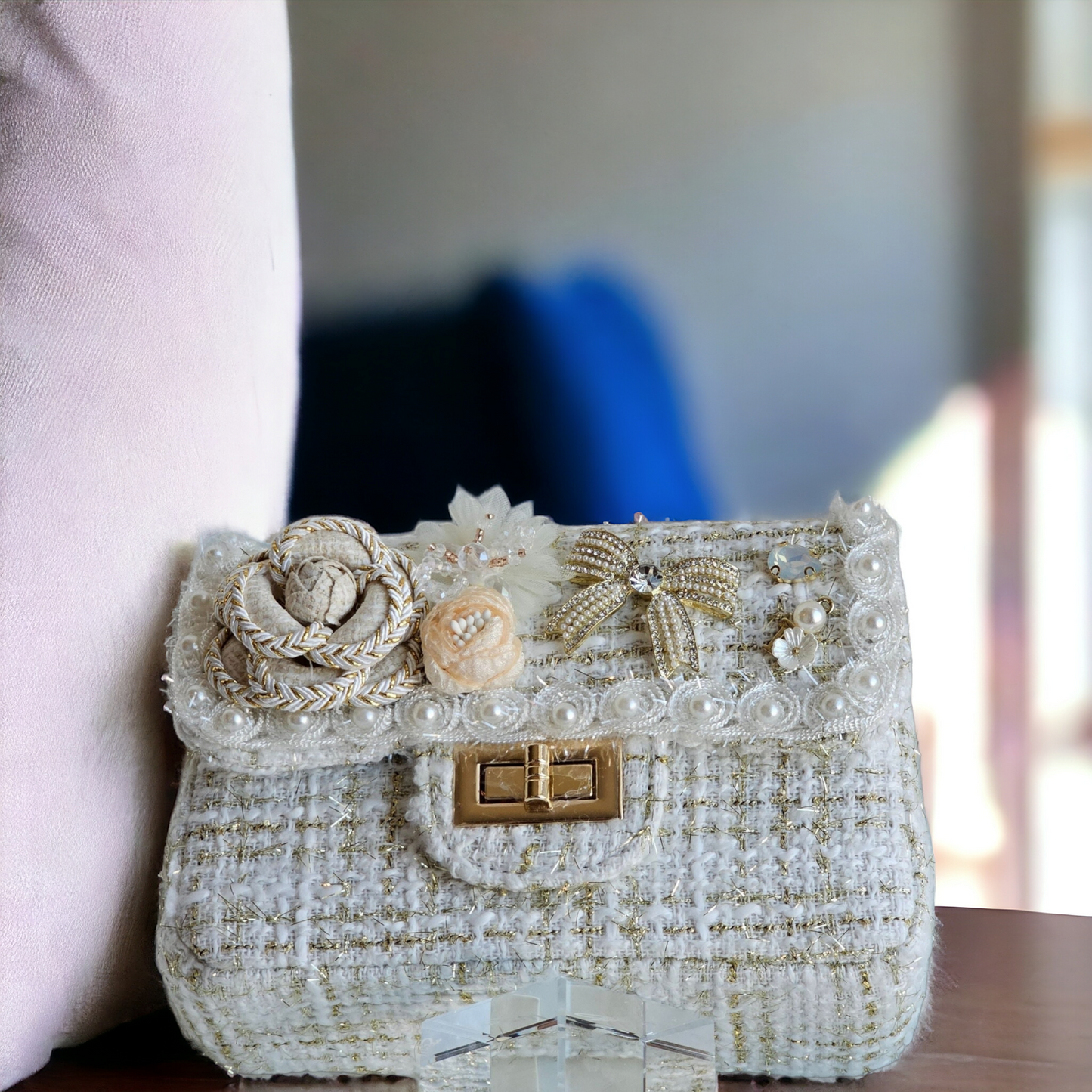 Luxury Feel Tweed Crossbody Bag - Only 1 Per Color - NWT