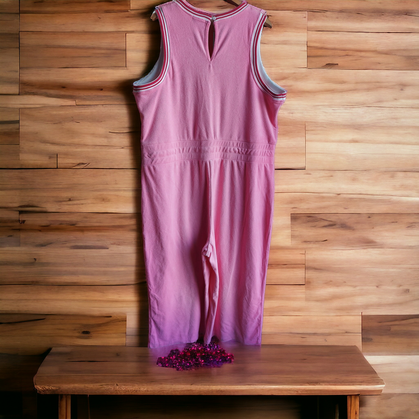 Juicy Couture Pink Jumpsuit - Size Curvy Girl (Sz 2X)