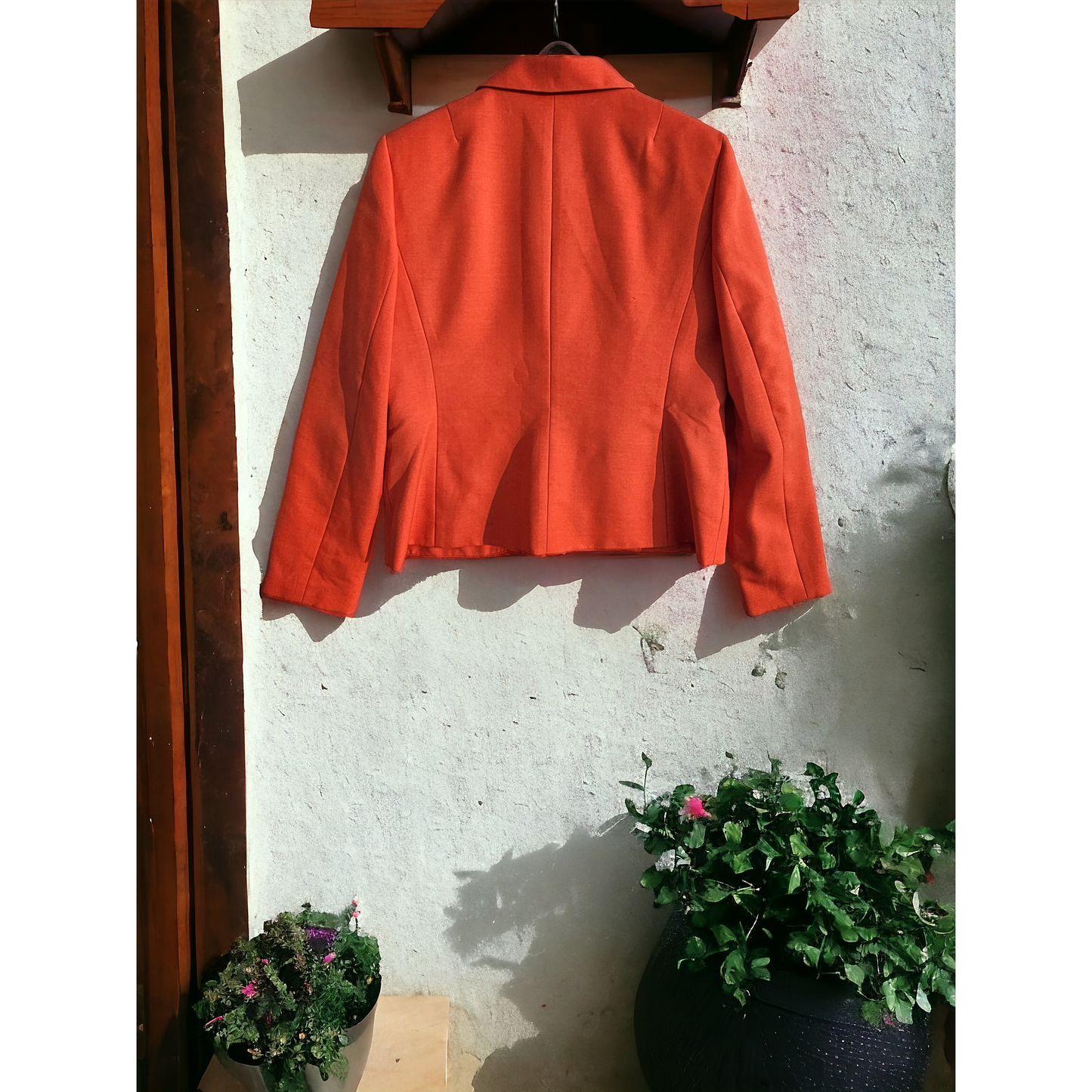 9&Co Orange Blazer - Size Large (Sz 14)