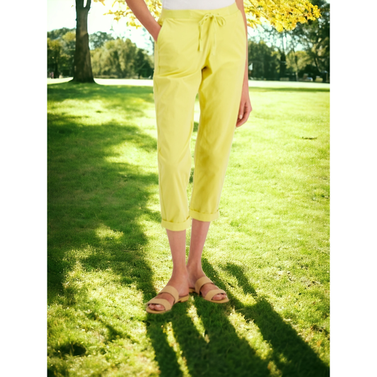 Style & Co Yellow Utility Pant - Size Curvy Girl (Sz XXL)