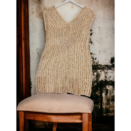 JS Collection Sequins Mini Dress - Size Large (Sz 12)