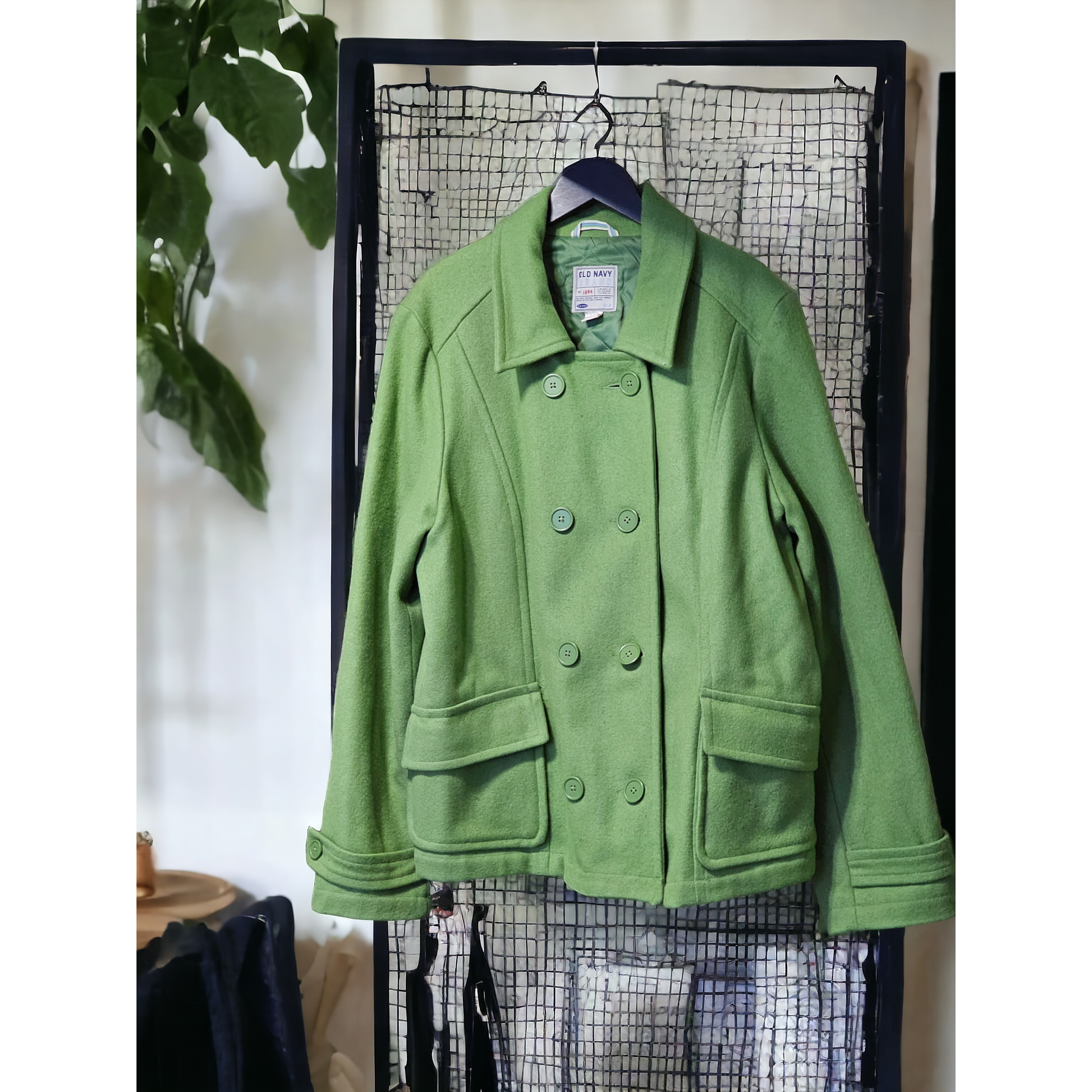 Old navy clearance green peacoat