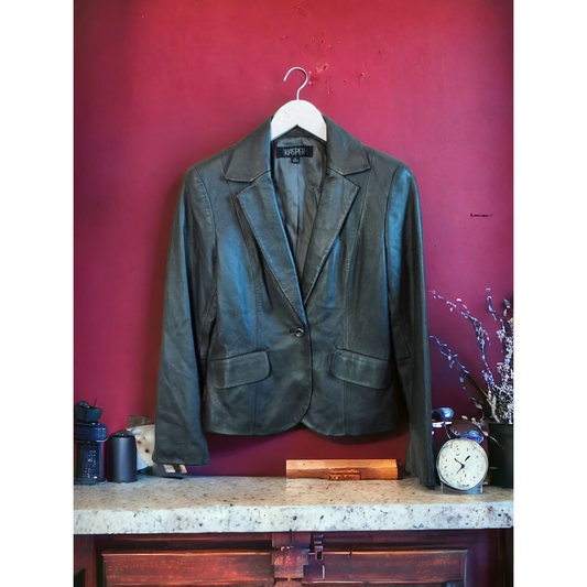 Kasper Leather Jacket - Size Small