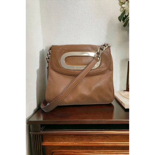 Michael Kors Tan Leather Crossbody bag