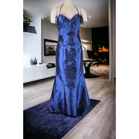 Blue Gown - Size Medium (Sz 8)