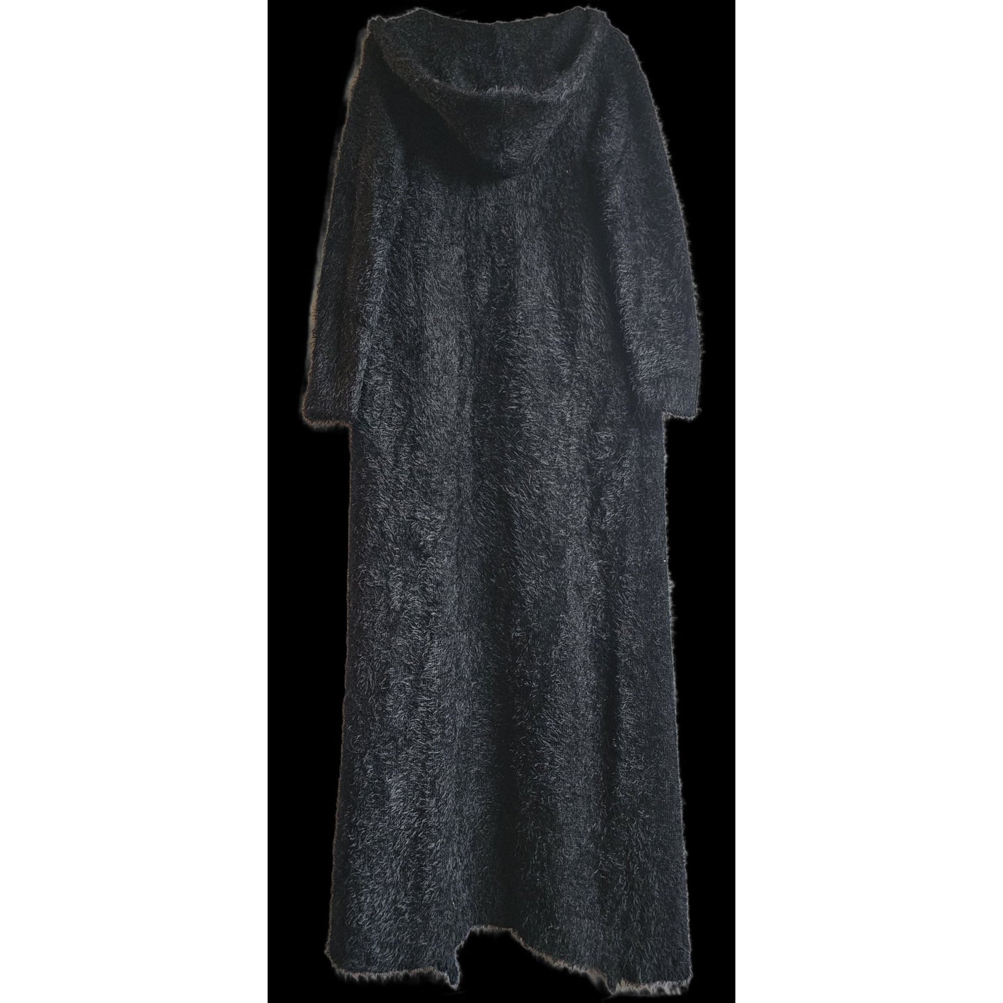 Silence & Noise Black Full Length Cardigan - Size Large (Sz M/L)