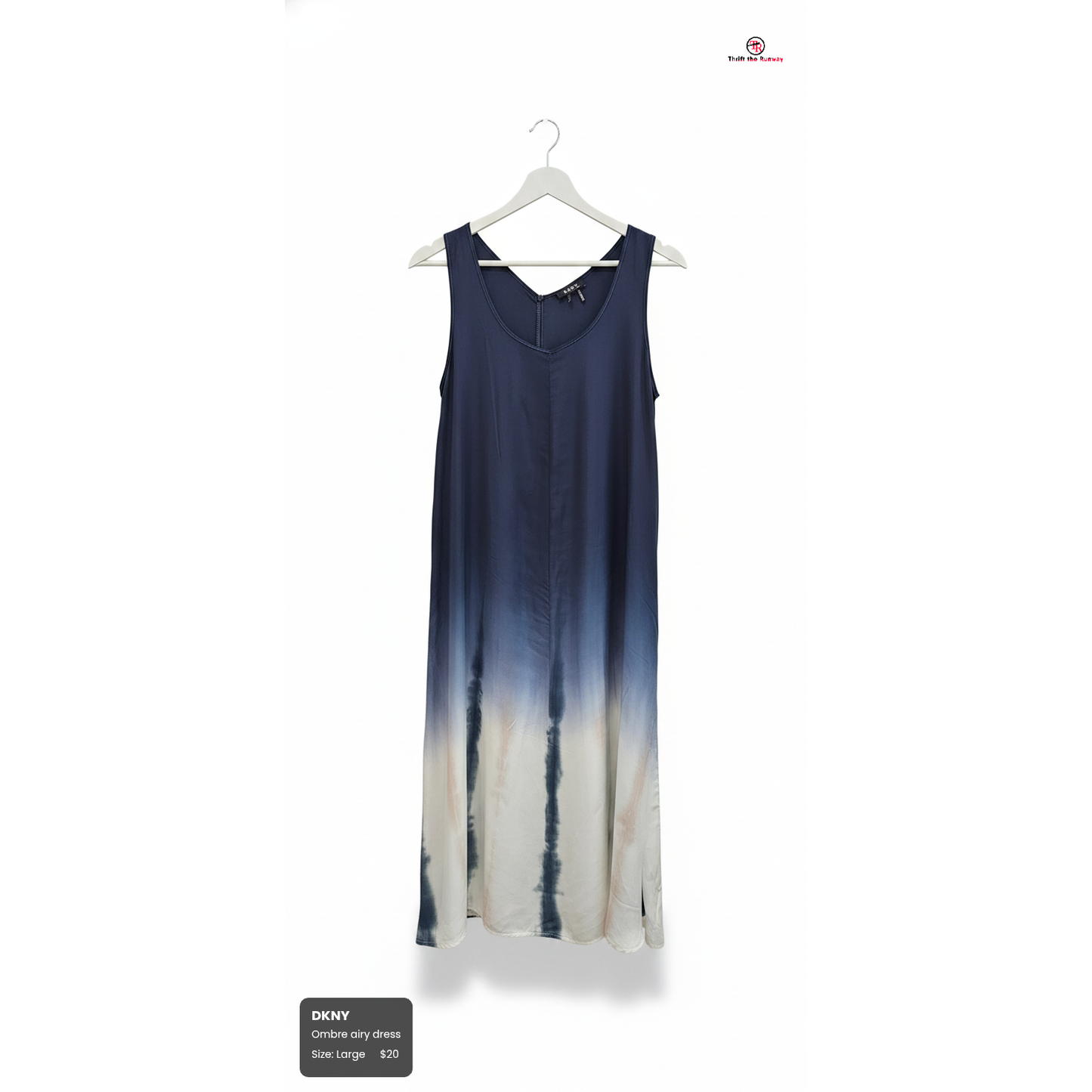 DKNY Ombre Airy Dress - Size Large