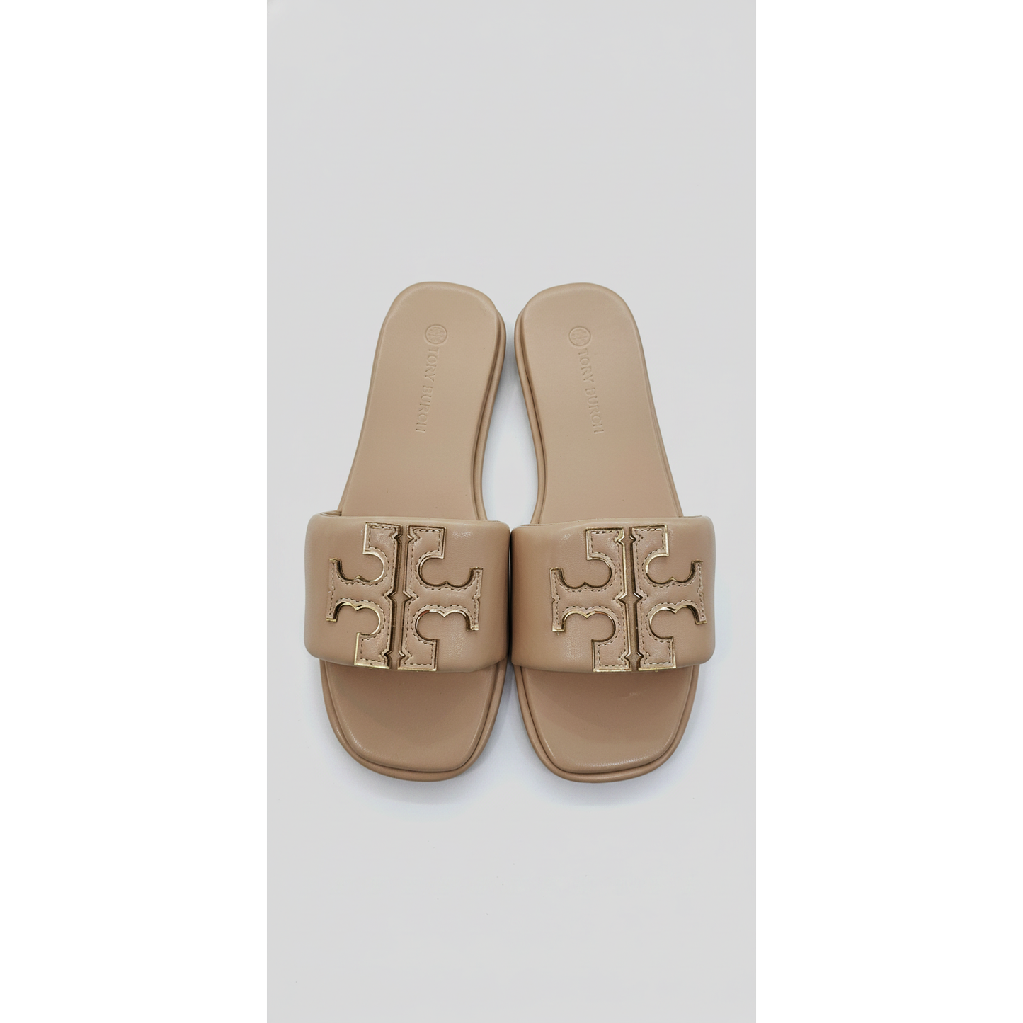 Inspired Tory Burch Padded Slides - Size Large (8 - 8.5)