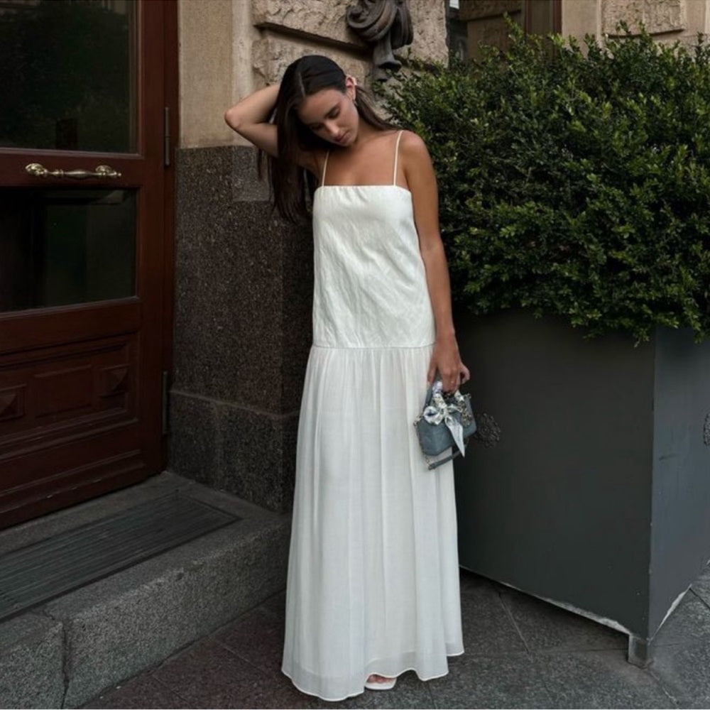 Zara White Dress - Size Curvy Girl XXL