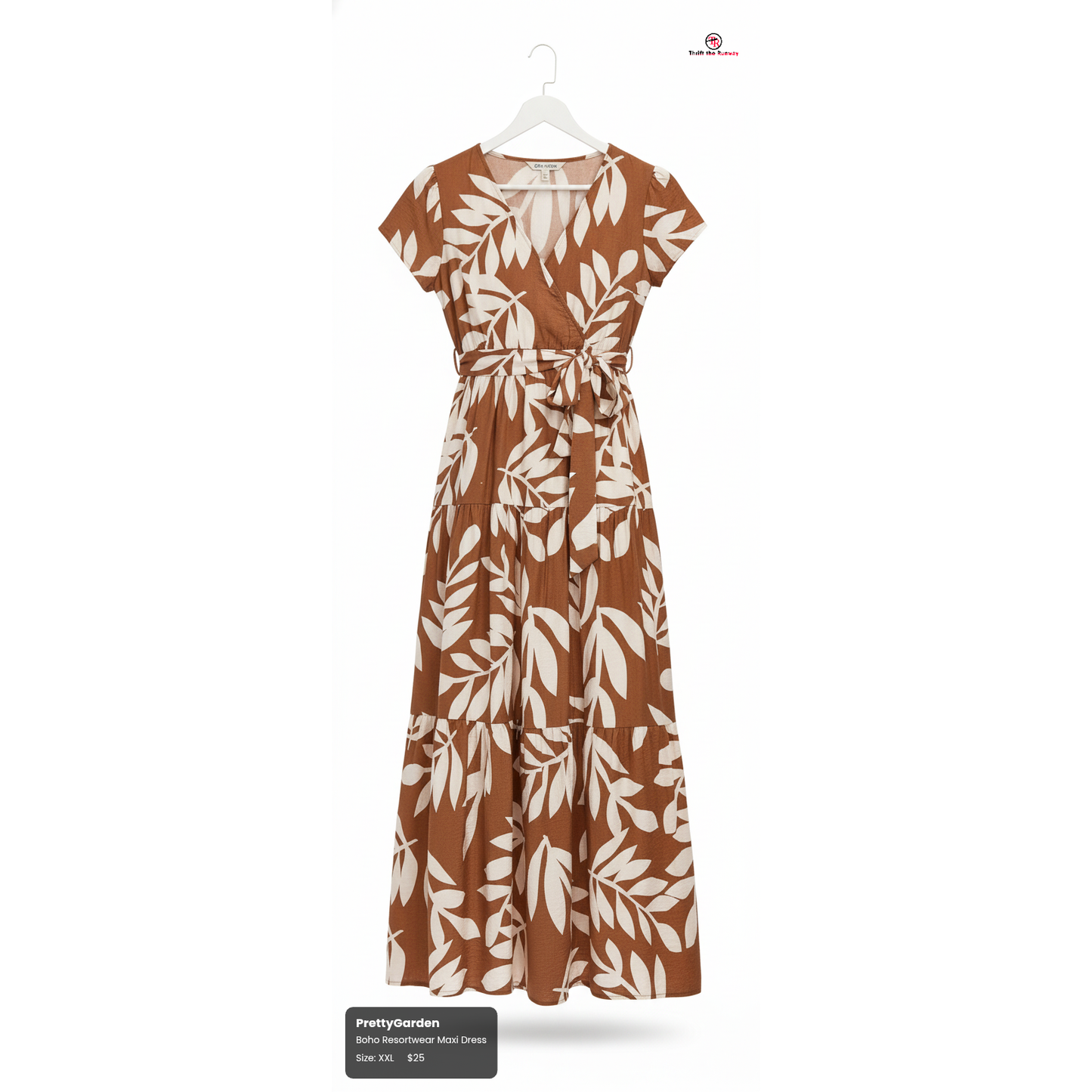 PrettyGarden Boho Resortwear Maxi Dress - Size Curvy Girl XXL