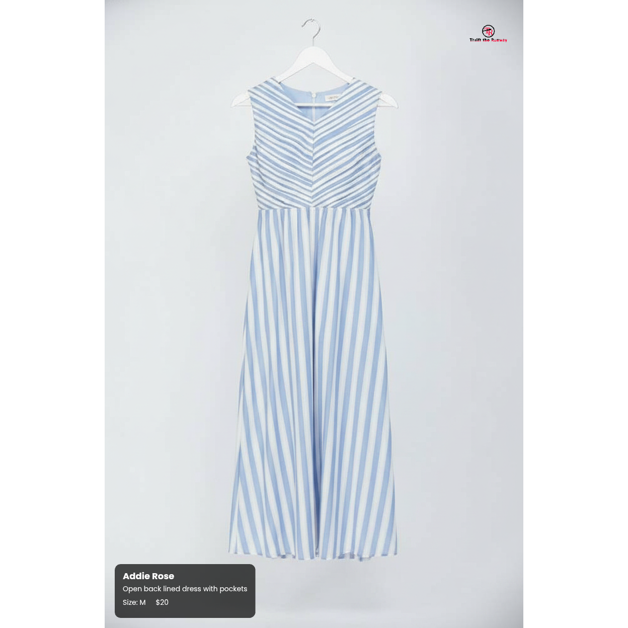 Addie Rose Cotton Lined Dress - Size Medium