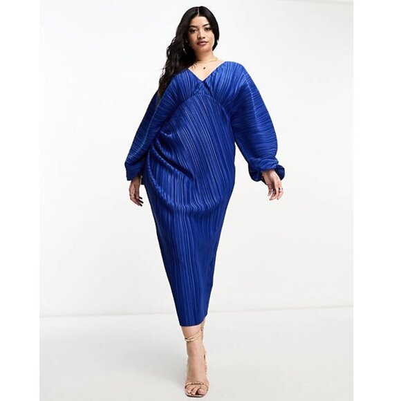 Asos Blue Dress - Size Curvy Girl XXL